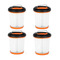 4 Pack HEPA Cloth Filter for Power Pro