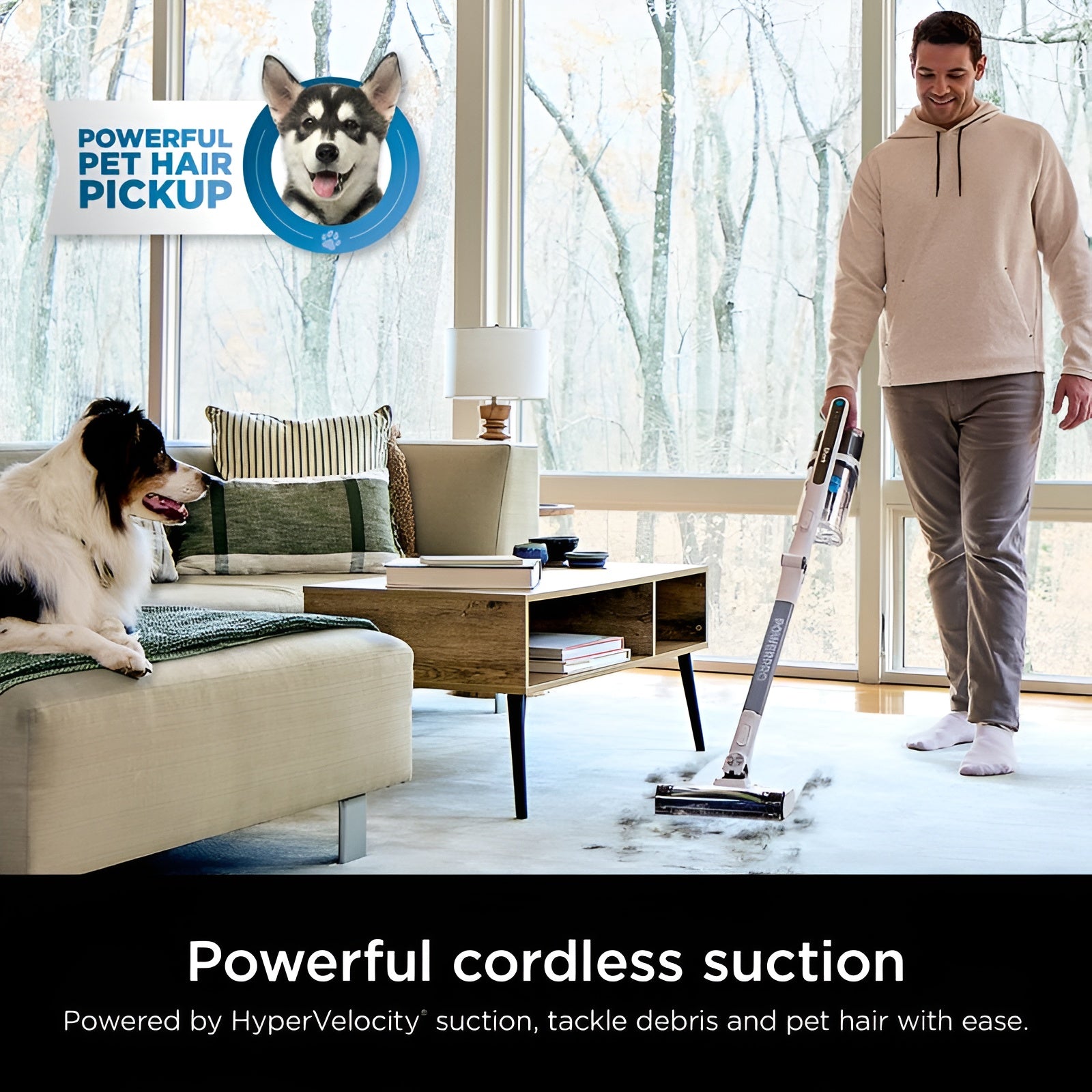 Shark PowerPro™ Cordless Vacuum with Smart Dust Detection & LED Floor Light
